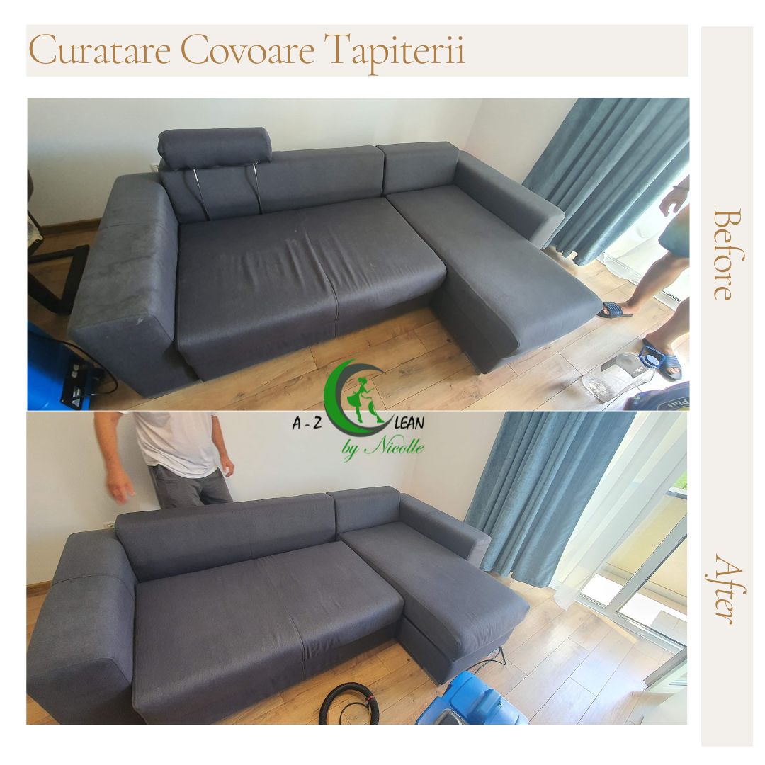 Colțar gri - Curățare și igienizare completă